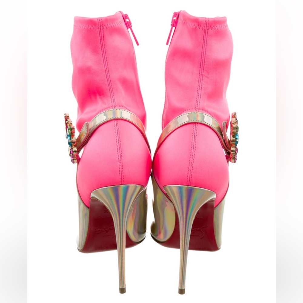 Christian Louboutin Patent Leather Booties - Picture 4 of 5